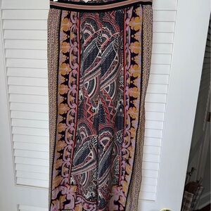 Maeve Red Maxi Pencil Pants for Resort Wear